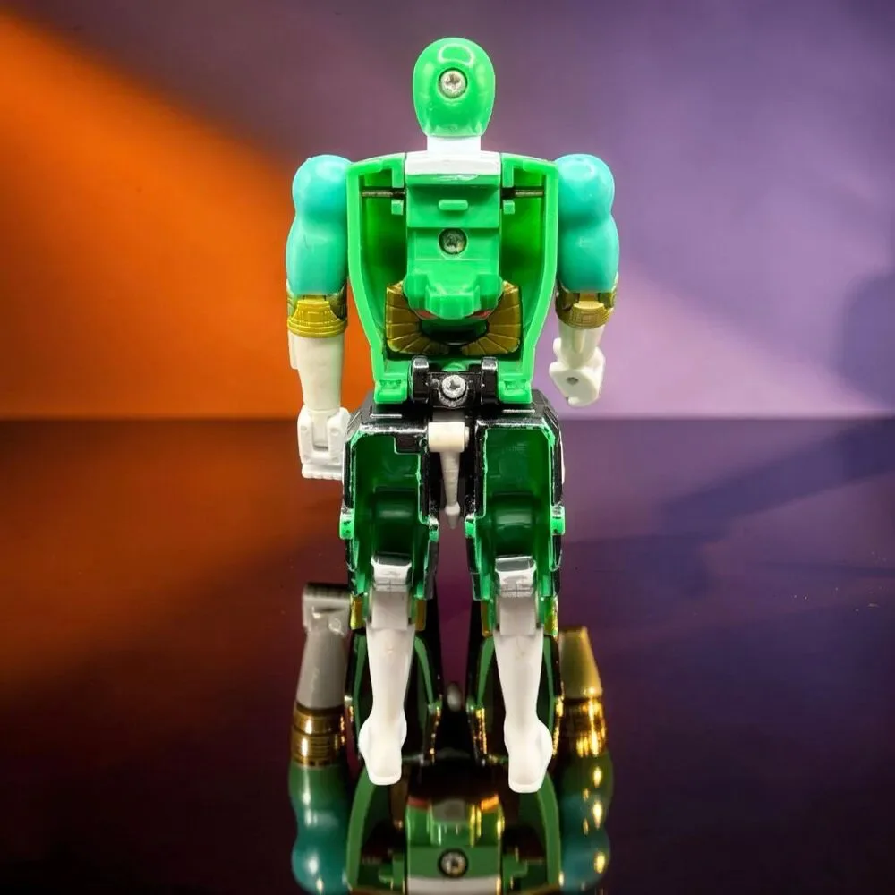 1996 Power Rangers Green Zeo Ranger IV Morphs Zeo Zord Bull Figure A67